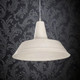 Industrial Style Pendant Light White, Adjustable Cord Industrial Style Pendant Light White, Adjustable Cord